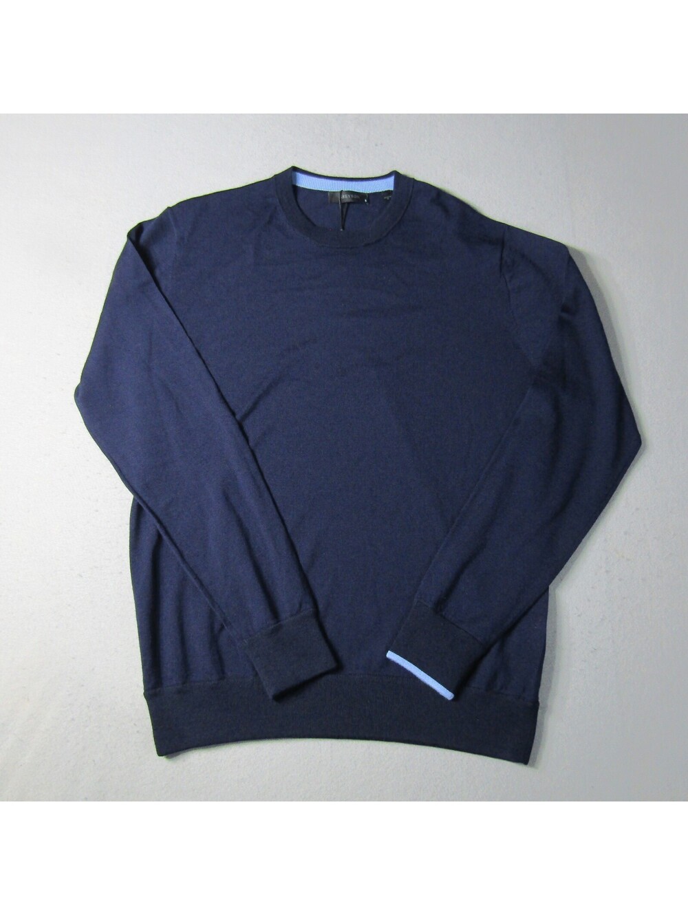 NWT Greyson Saratoga Crew Neck Sweater Men's S Maltese Blue